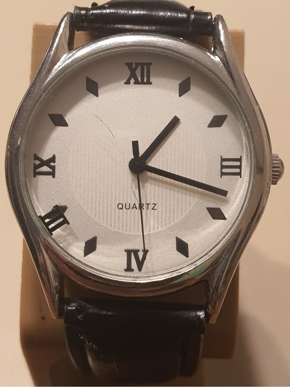 🦋10/$20🦋 Silver/Black Leather Women's Watch